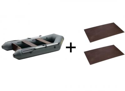 Лодка ПВХ Tulin К 240 пластины PRO под мотор